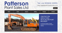 Desktop Screenshot of pattersonplantsales.com