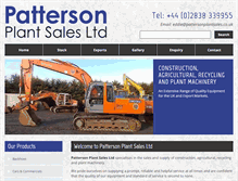 Tablet Screenshot of pattersonplantsales.com